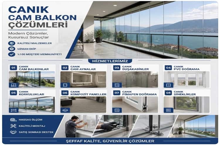 Canik Cam Balkon Firması Slider Resmi