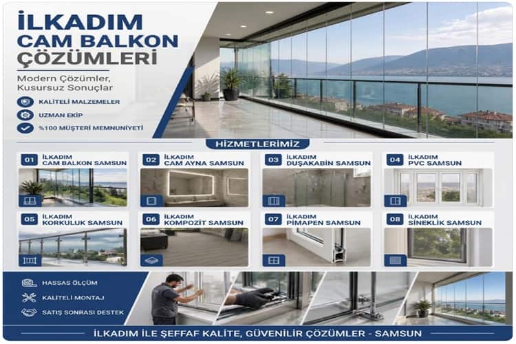 İlkadım Cam Balkon Firması Slider Resmi
