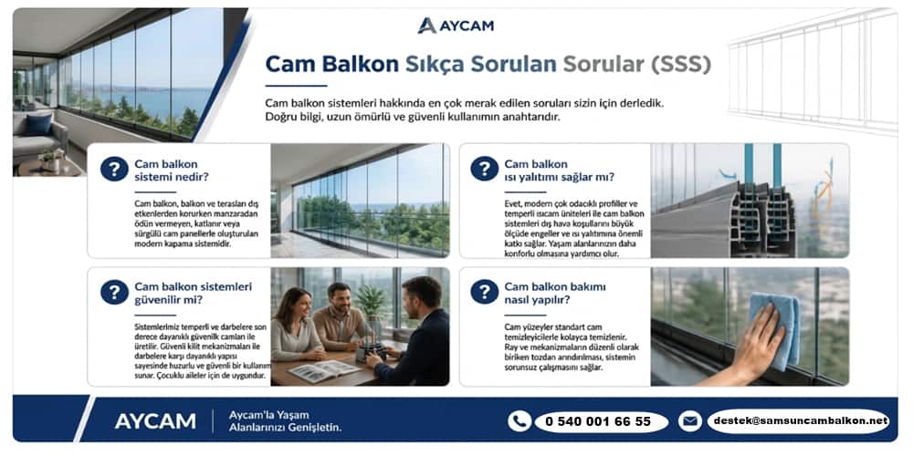 Samsun Cam Balkon sss sıkça sorulan sorular Samsun Cam Balkon sss sıkça sorulan sorular